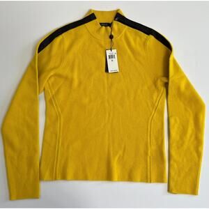 Polo Ralph Lauren Women's Yellow Cashmere Sweater Size XL NWT $498